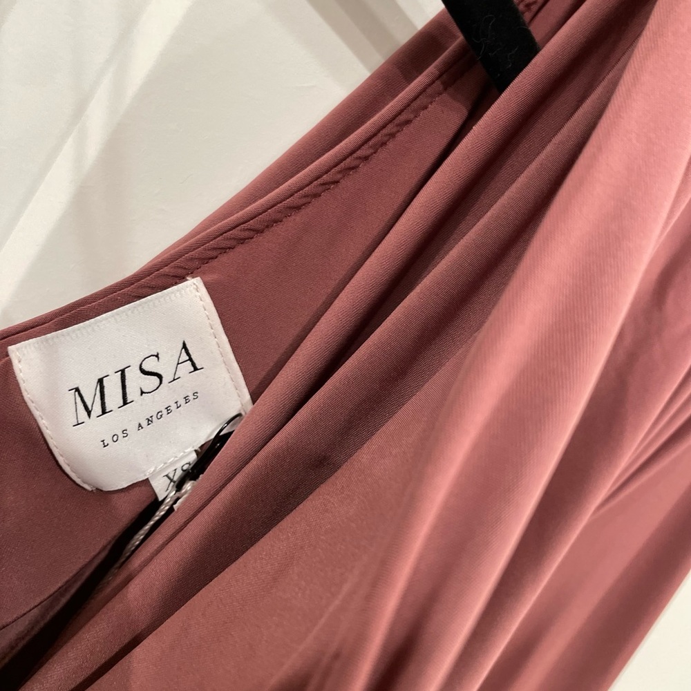 Misa Los Angeles One Shoulder Parveneh Dress In Brick - Picture 3 of 7